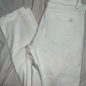 Calvin Klein Women's Straight Leg Cream Jeans